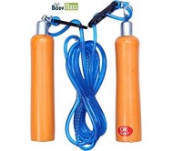 Body Maxx BM-25 Skipping Rope Wooden Adjustable 